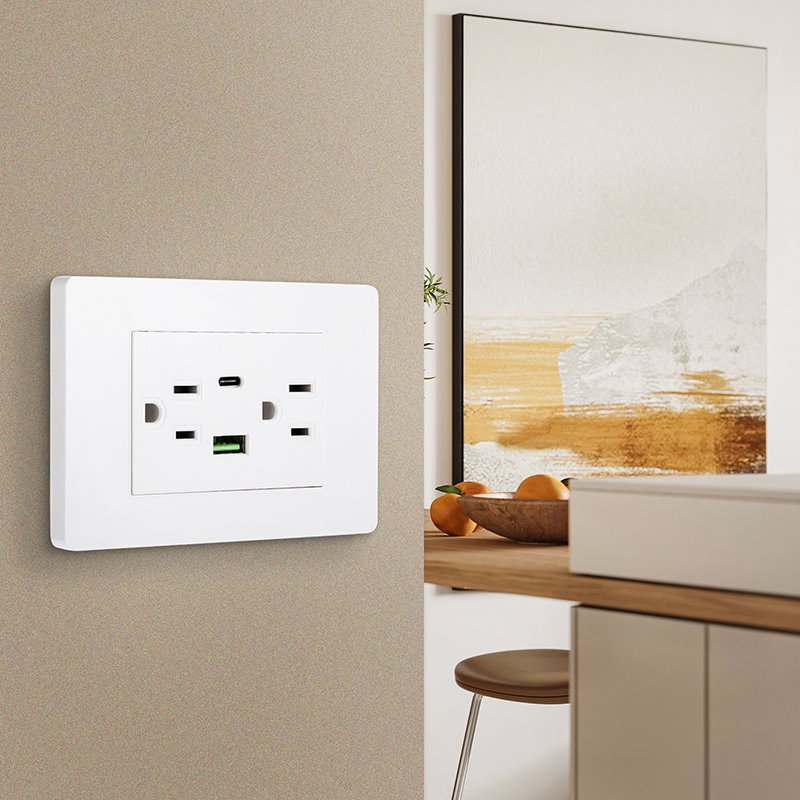 Fast Charge Usb Wall Socket